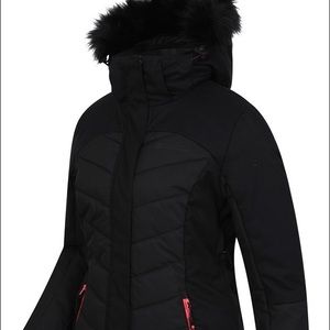Pyrenees Womens Padded Ski Jacket -BRAND NEW BLACK SKI JACKET WITH TAGS